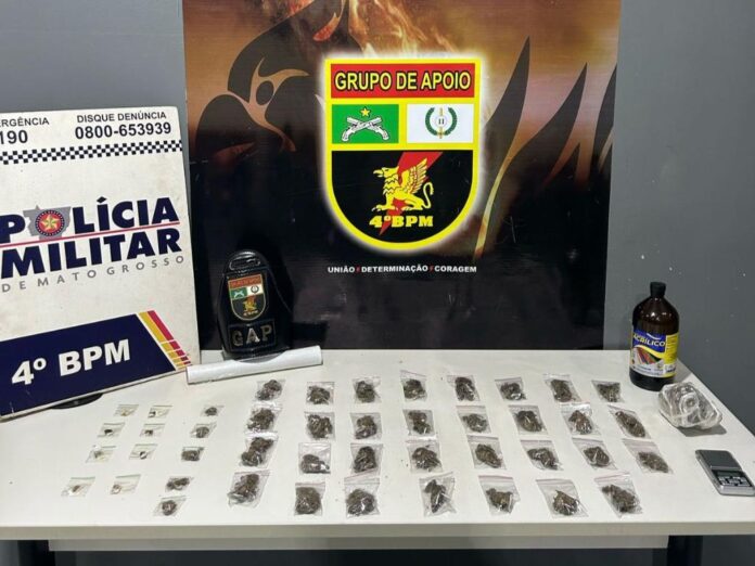 Polícia Militar prende dois homens com porções de maconha em Várzea Grande - 