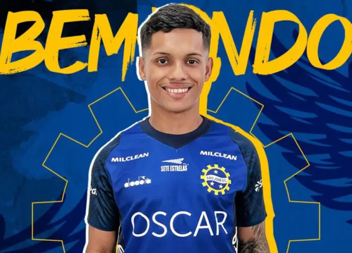 Gabryel Freitas começou a carreira na base do Guarani (Foto: Divulgação)