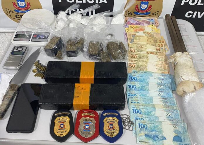 Polícia Civil apreende entorpecentes preparados por facção para serem vendidos em festa de aniversário de Vila Rica - 
