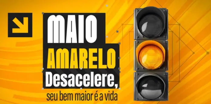 Campanha Maio Amarelo alerta população para a preservação da vida no trânsito em Barra do Garças