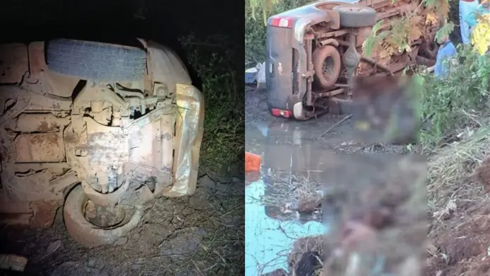 Família inteira morre atropelada por carro desgovernado em ponte na região do Araguaia
