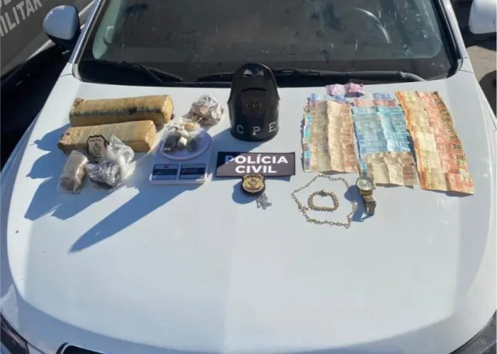 Mãe e filho são presos por tráfico e comércio de drogas em Aragarças