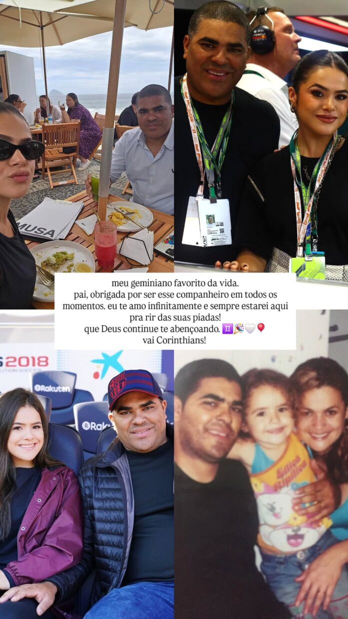 Maisa se declara ao pai em data especial — Foto: Reprodução/Instagram