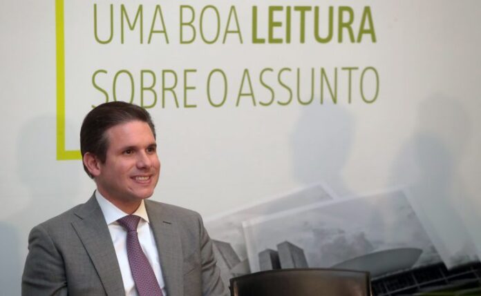 Lançamento da Revista Plenário - Revista Jurídica da Câmara dos Deputados. Presidente da Câmara dos Deputados, Hugo Motta (REPUBLICANOS - PB)