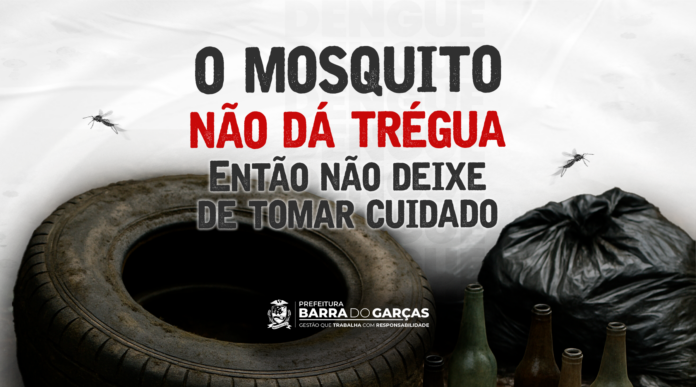 Prefeitura mantém ações preventivas contra o Aedes aegypti durante o período de estiagem