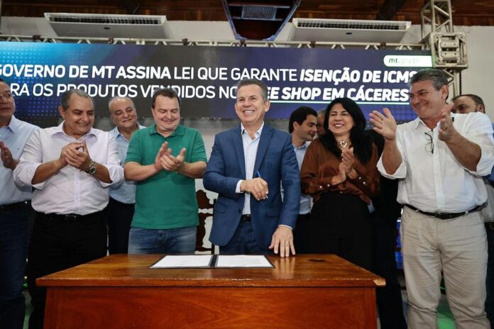 Governador afirma que Free Shop vai dar “impulso novo” para a Região Oeste do Estado