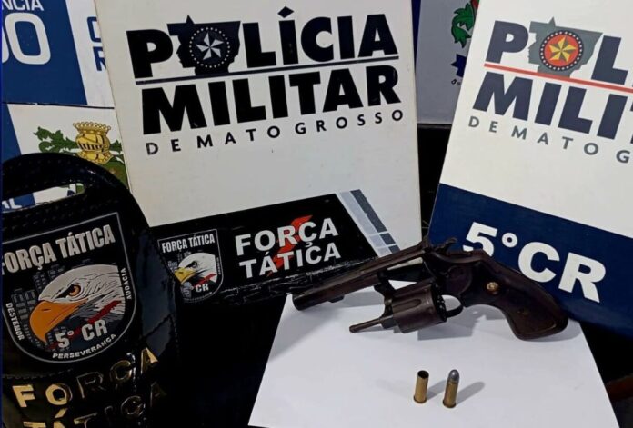 Homem é preso após efetuar disparos de arma de fogo em via pública em Barra do Garças