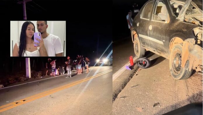 Motorista bêbado bate em moto e mata casal no interior do Estado