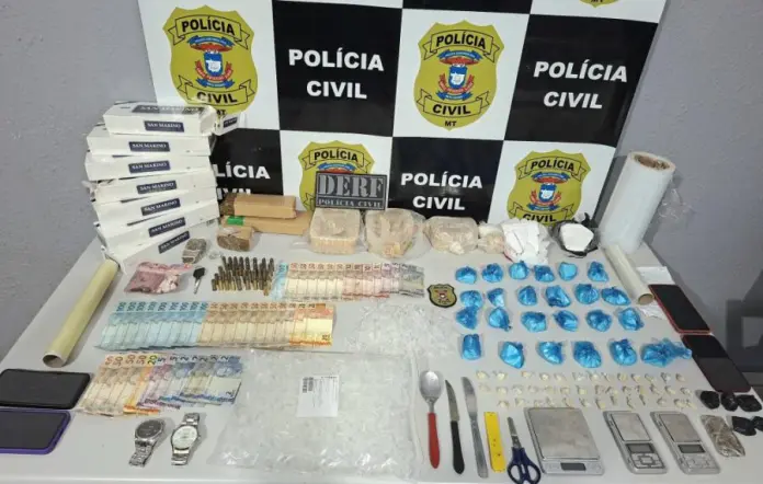 Polícia Civil apreende drogas, munições e resgata animais silvestre em operação na região do Araguaia